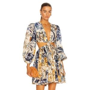 Zimmermann Aliana Cut-Out Mini Dress